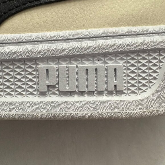 Puma Womens Platforms 390758-08 Beige & Black Sneakers With Lace-Up Closure - Picture 11 of 16